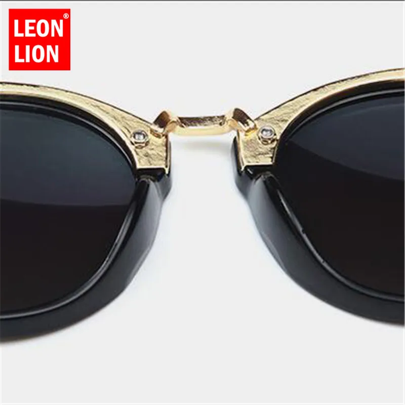 Солнечные очки LeonLion в винтажном стиле UV400 женские классические зеркальные