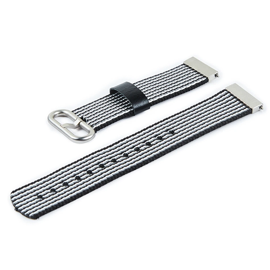 Цветной нейлоновый ремешок для Xiaomi Huami Amazfit Bip Bit Youth Watch Band аксессуары холщовый браслет 20 мм спортивный ремешок для часов