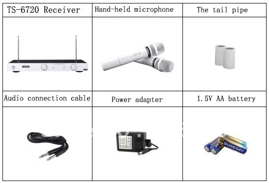 DIY Home лидер продаж Takstar TS-6720 ручная Беспроводная микрофонная система VHF в