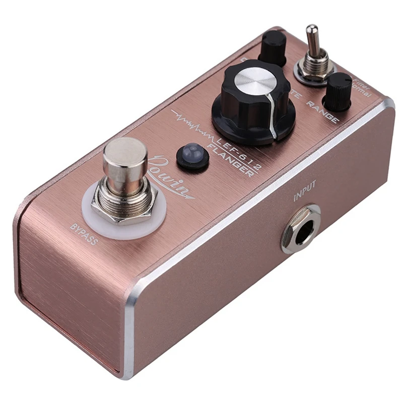 Rowin Lef-612 Flanger педаль мини гитарный эффект классический аналоговый прокатный