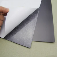 5pcs self adhesive flexible magnetic sheet thick 0 5mmm a4 size rubber magnet carad magnets 297x210mm