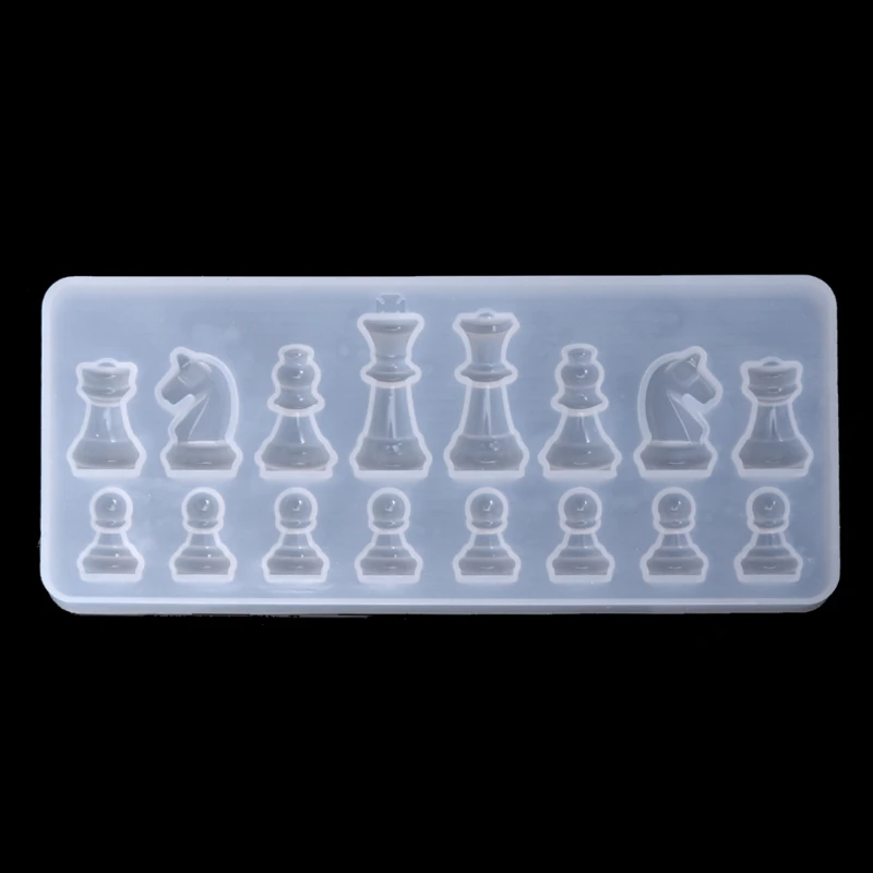 

JAVRICK International Chess Shape Silicone Mold DIY Clay Epoxy Resin Mold Pendant Molds Jewelry Tools & Equipments
