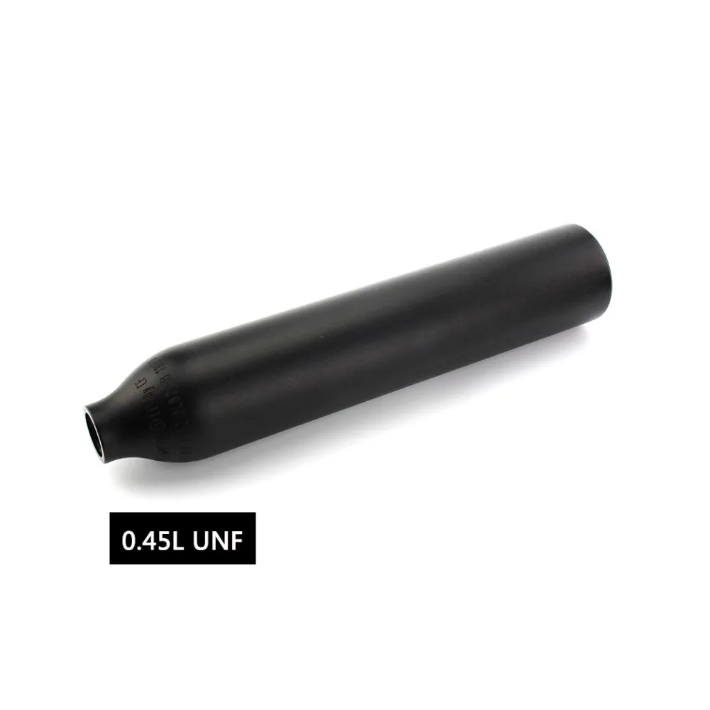 PCP пейнтбол цилиндр высокого давления гПа бутылка 450CC 5/8-18UNF 300bar 4500psi Подводное