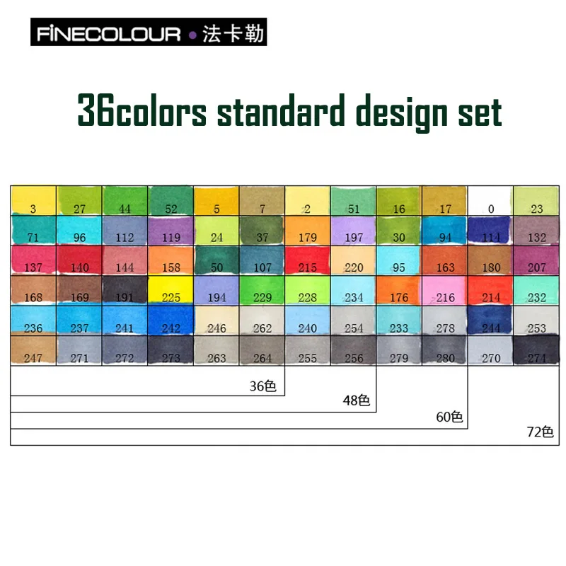 Finecolour EF101 Граффити Маркер рисунок ручки finecolor 160/72/60/48/32 компл. двойной алкоголь эскиз маркеры картина подкладке Manga - Цвет: 36 fashion design