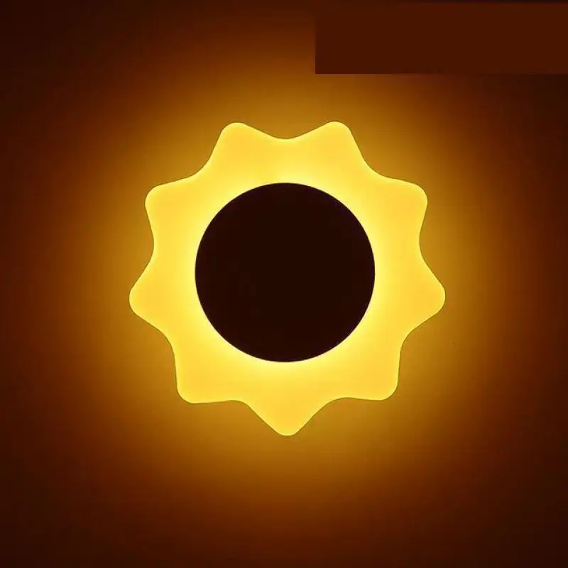 1 шт. Подсолнух Светодиодная лента настенное бра офисное освещение современные 8