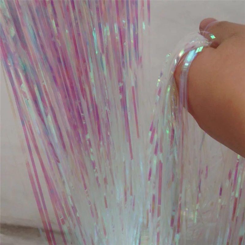 1M*2M Rainbow color Metallic Foil Fringe Shiny Rain Curtains For Wedding Road Lead/Party Background/Celebration Venue Decoration | Дом и сад
