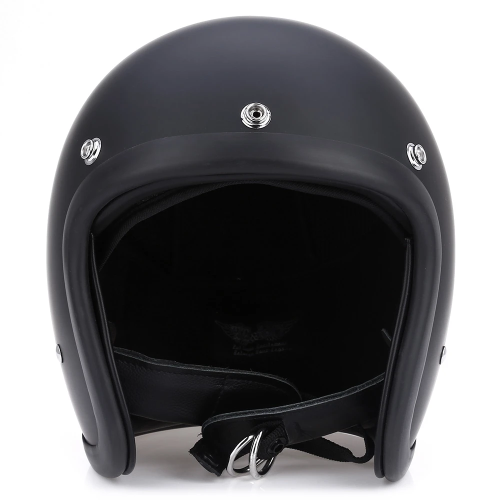 Мотоциклетный Ретро защитный шлем с открытым лицом стиль унисекс съемный