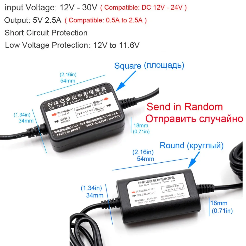 Автомобильный преобразователь постоянного тока XCGaoon 10 шт. вход 12 в 24 В выход 5 3 1 а