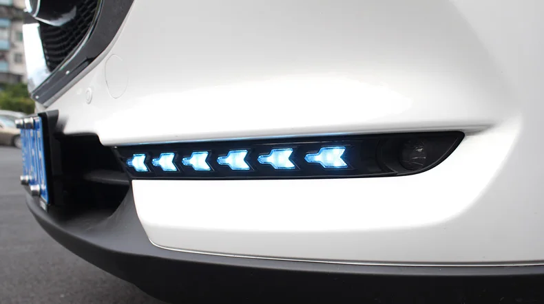 Lsrtw2017 светодиодный Автомобильные фары дневного света светильник для mazda CX-5 2nd generation