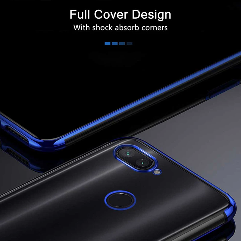 Силиконовый чехол для Xiaomi Mi 8 Lite, чехол-бампер, прозрачный из ТПУ силиконовый чехол для задней панели, тонкий чехол для Xiaomi Mi 8 Lite, чехол