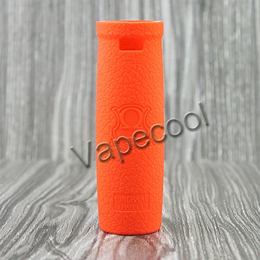 2 шт., новейший чехол для ручки Uwell Nunchaku, резиновый силиконовый чехол, чехол для кожи, наклейка, обертка для Vape Uwell Nunchaku, 80 Вт, коробка, мод - Цвет: Red