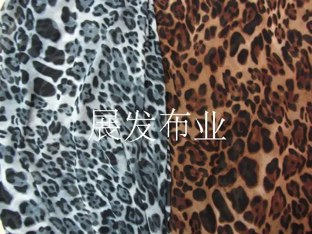 Высококачественные сложные провода шифоновая леопардовая расцветка платье из