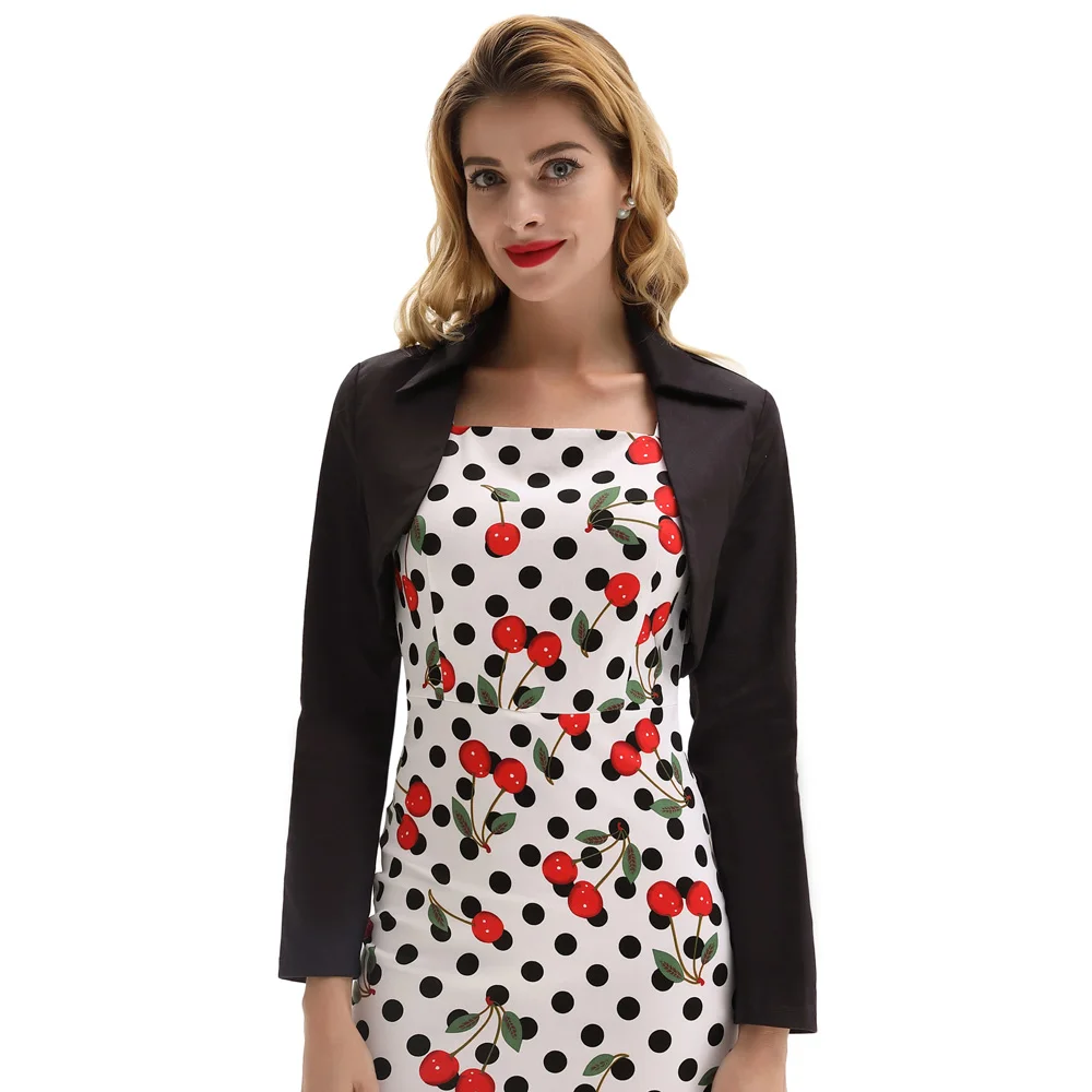 Женское пальто Шраг размера плюс длинный рукав воротник с отворотом укороченный