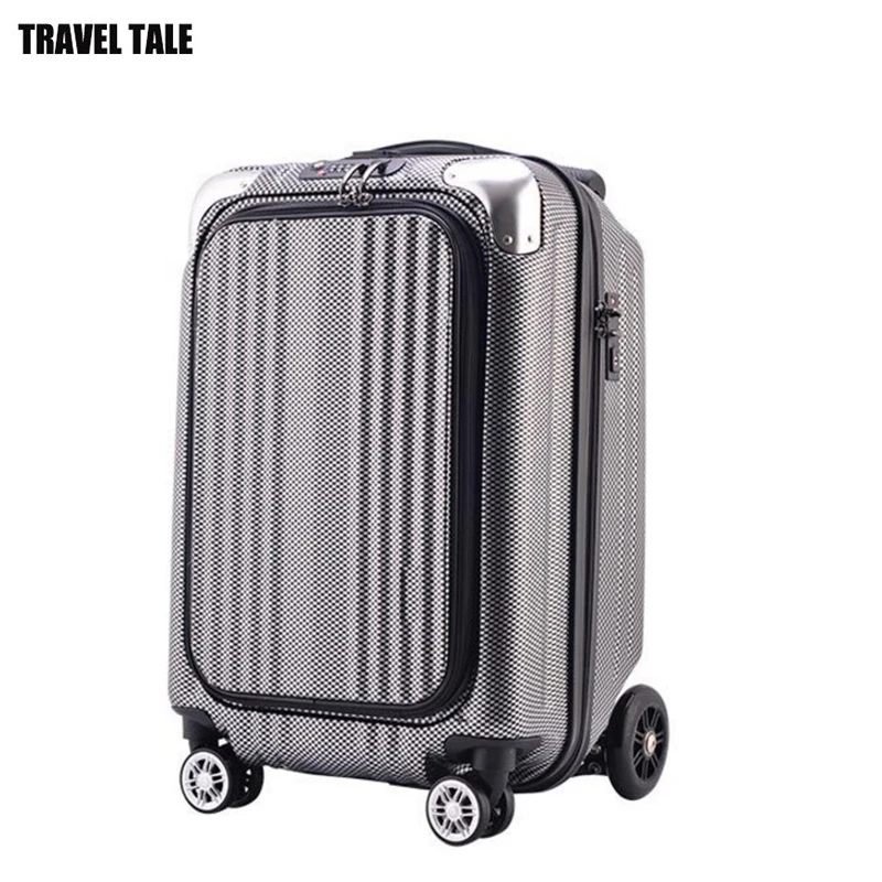 Travel tale подростковый самокат Чемодан ABS ПК ноутбука женский чемодан на колёсиках многофункциональная