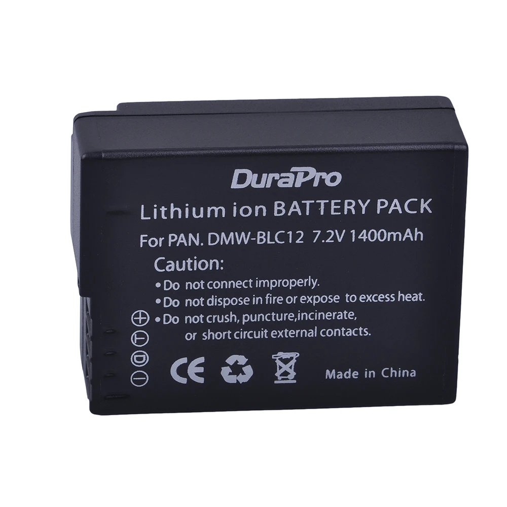 3 шт. 1400 мАч DMW-BLC12 DMW BLC12 Аккумулятор для камеры + USB двойное зарядное устройство