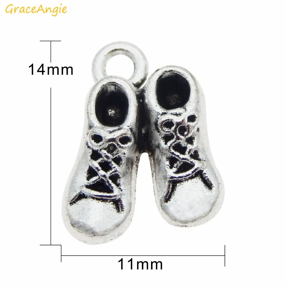GraceAngie 50 шт./лот мини антикварная обувь кроссовки Симпатичные очаровательные