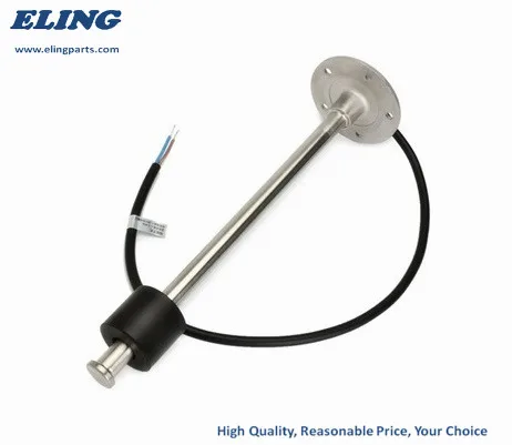 225MM KUS 12 V/24 V Универсальный " 52mm Автомобиль Мотоцикл лодка 0-5 V датчик уровня горючего датчик с красным и желтым доступны - Цвет: 225MM