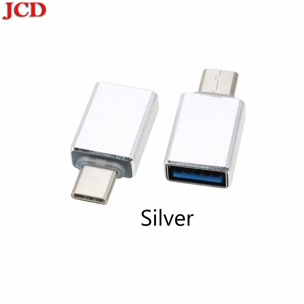 

JCD For Xiaomi 4C 5 5 6 6X 8 Metal Type C Adapter Male to USB 3.0 Female Converter Type-c to OTG USB3.0 data cable for Macbook