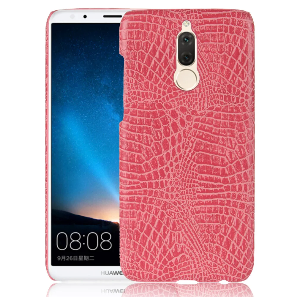 Leather Case for Huawei Mate 10 Lite Honor 9i Nova 2i Luxury Crocodile Skin Pattern Cover Shockproof Hard Phone Cases Fundas |