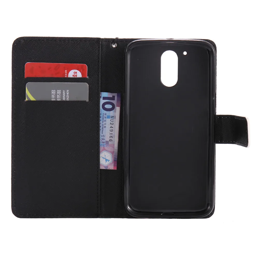 Не Touch мой телефон Дизайн кошелек Подставка держатель чехол для Motorola Moto G4/G4 Plus 5.5