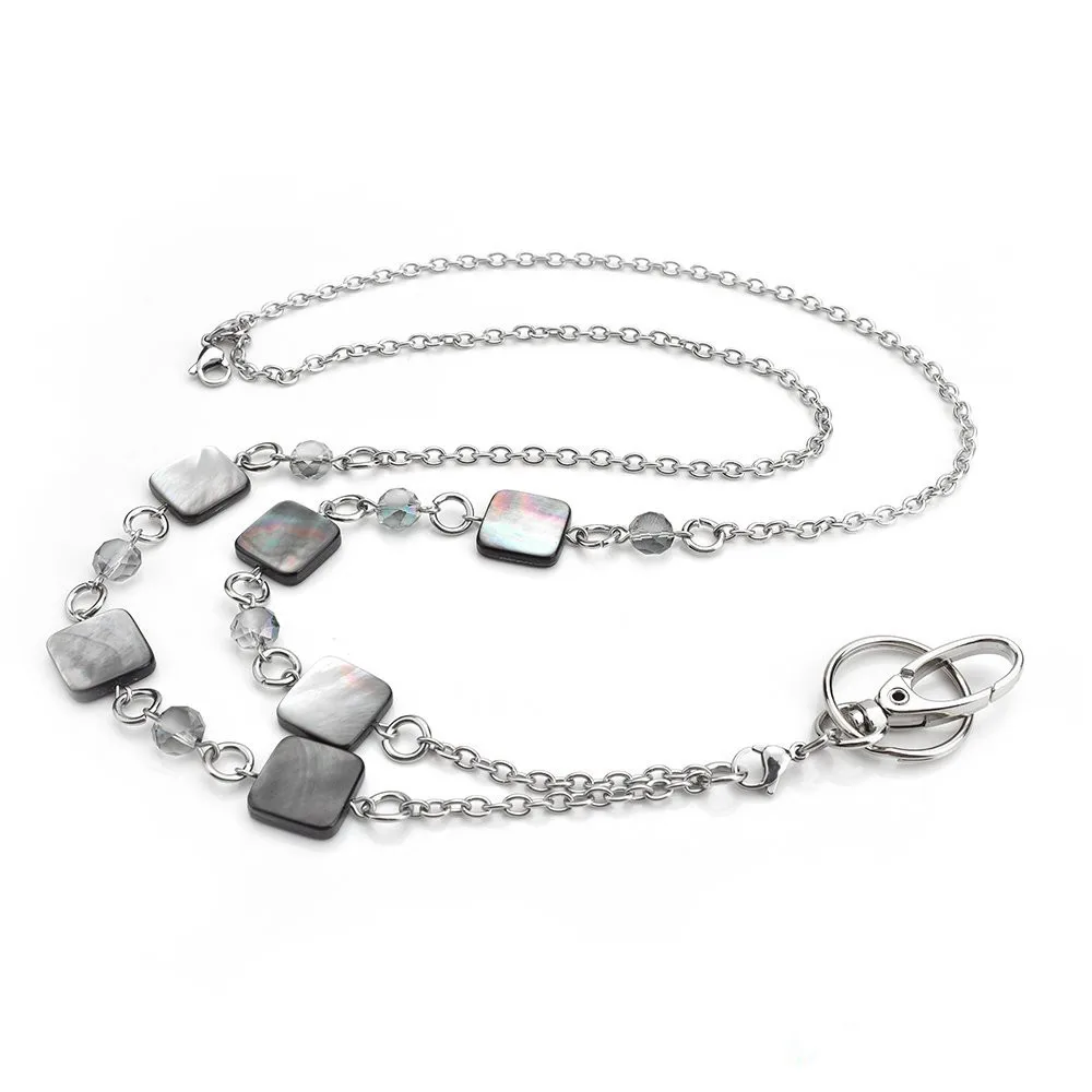 Новый модный ремешок ожерелье женский ID значок держатель с красочными