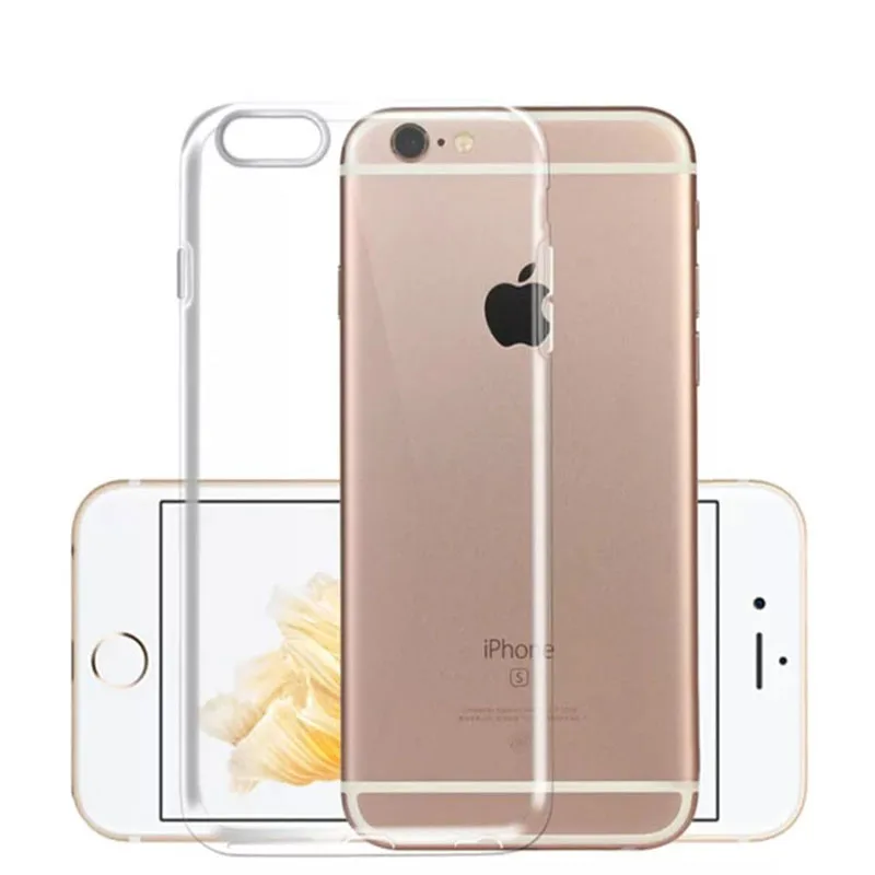 Мягкий ТПУ чехол из прозрачного силикона для iPhone 5 6 6s 4 4S X XS MAX XR телефона iphone plus 7plus