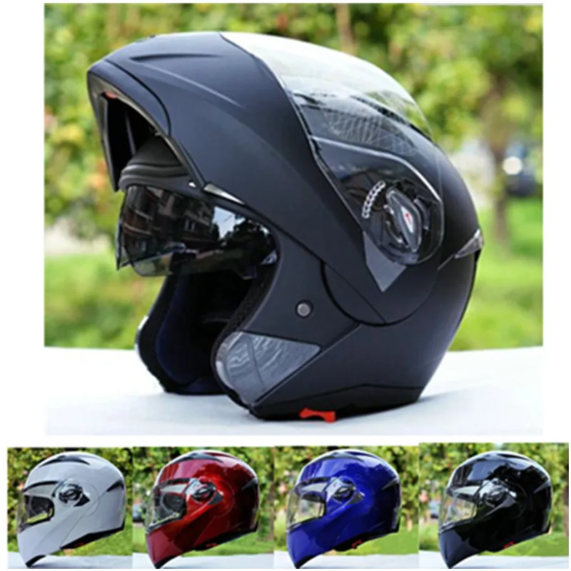 DOT для взрослых флип мото модульные cascos capacetes moto rcycle шлем Зимние гоночные шлемы двойные линзы лучше, чем JIEKAI