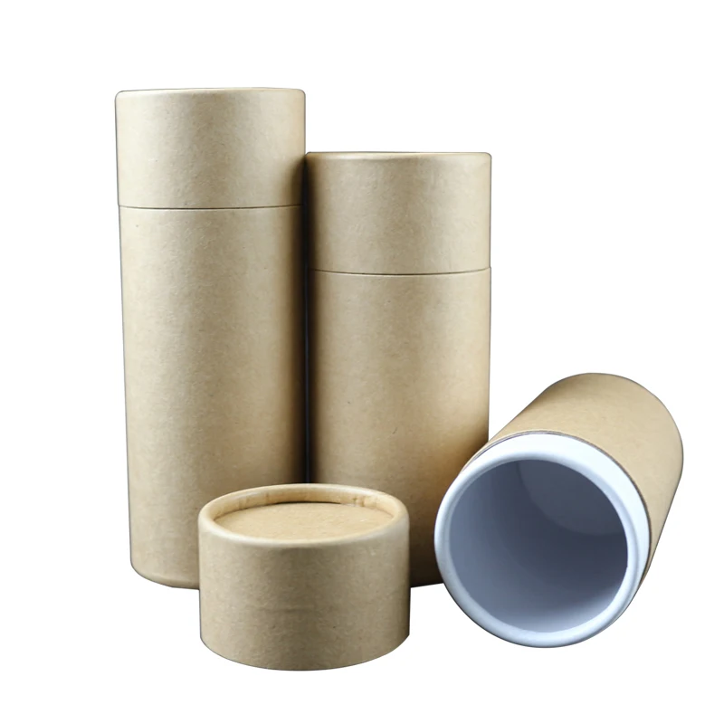Large 50ML Oil Packaging Tube Drawing Wrapping Box Kraft Paper painting cylinder Cardboard | Дом и сад