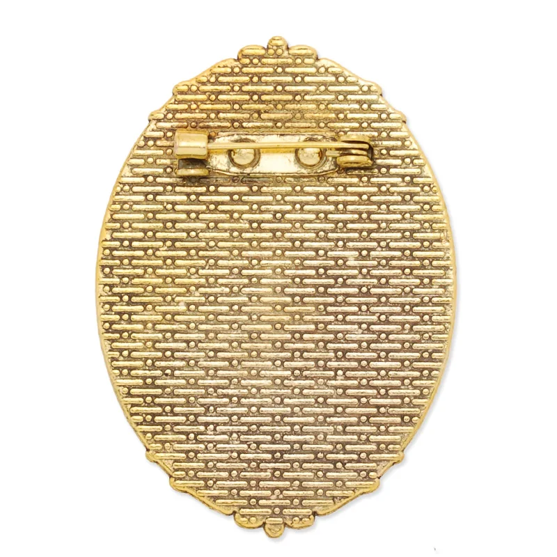 Внутренний размер 30*40 мм Брошь основа Подвеска Установка кабошон лоток DIY