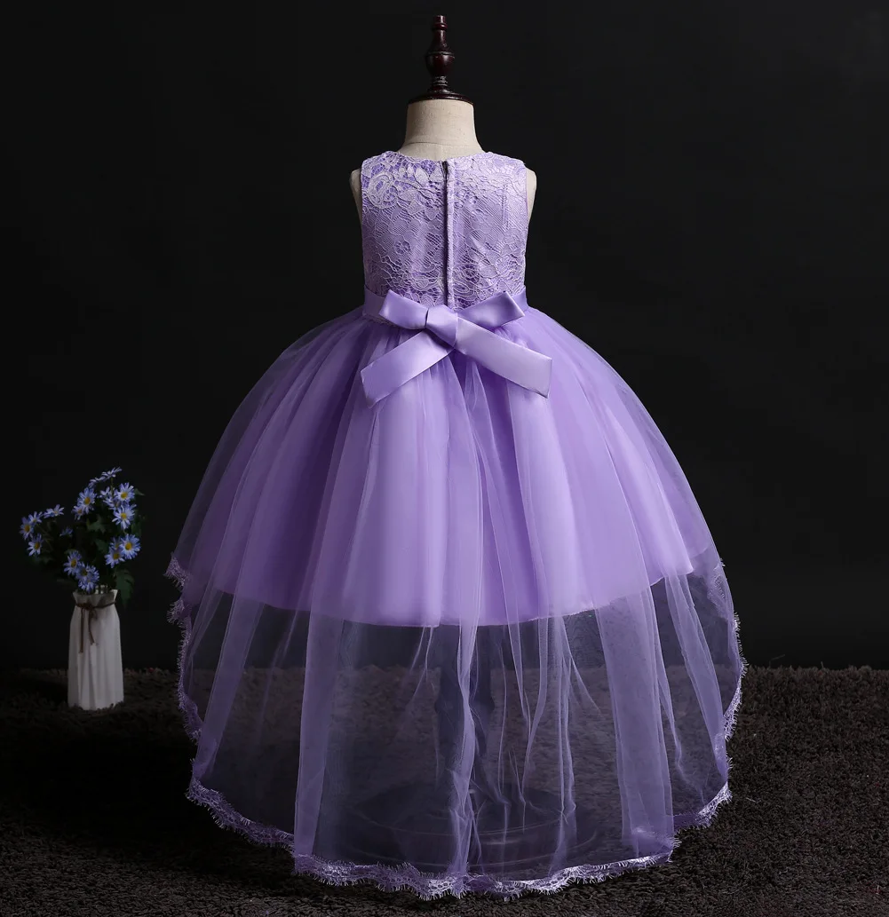 Fashion Toddler Girl Clothing Party Jurk Prinses Bridesmaid Children Pink Dress Costume Tulle Child Kids Yellow Party Dresses