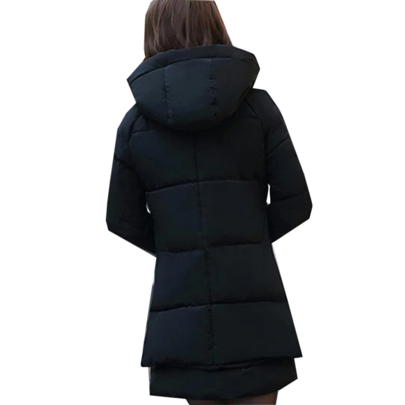 Для женщин хлопок Костюмы зима 2017 толстые Пальто для будущих мам с длинным