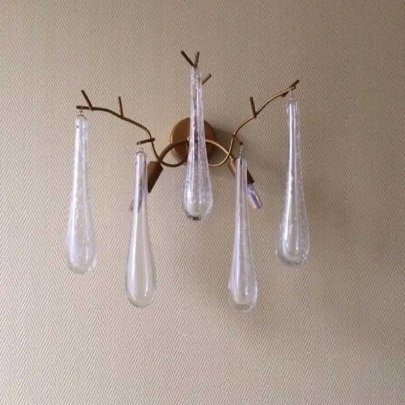 Современная хрустальная лампа настенный светильник для спальни прикроватная