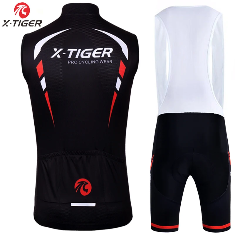 X-Tiger Pro без рукавов Велоспорт Джерси Набор Гонки на велосипедах велосипедные наборы летние горные веложилетки одежда Ropa Maillot Ciclismo