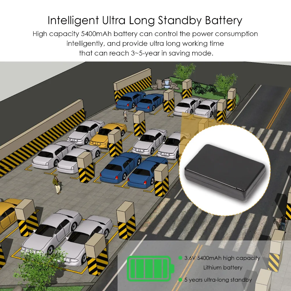 Автомобильный GPS трекер 3G водонепроницаемый локатор с уровнем защиты IPX5 функцией
