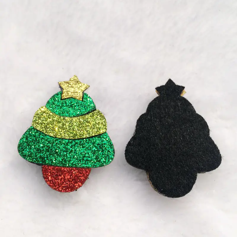 32 шт./лот смешанный стиль Merry Christmas мягкая аппликация ремесла для детей Головные Уборы Заколка аксессуар и аксессуары для одежды - Цвет: C798