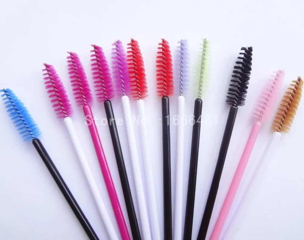 

500 pcs Disposable Eyelash Brush Mascara Wands Free Shipping