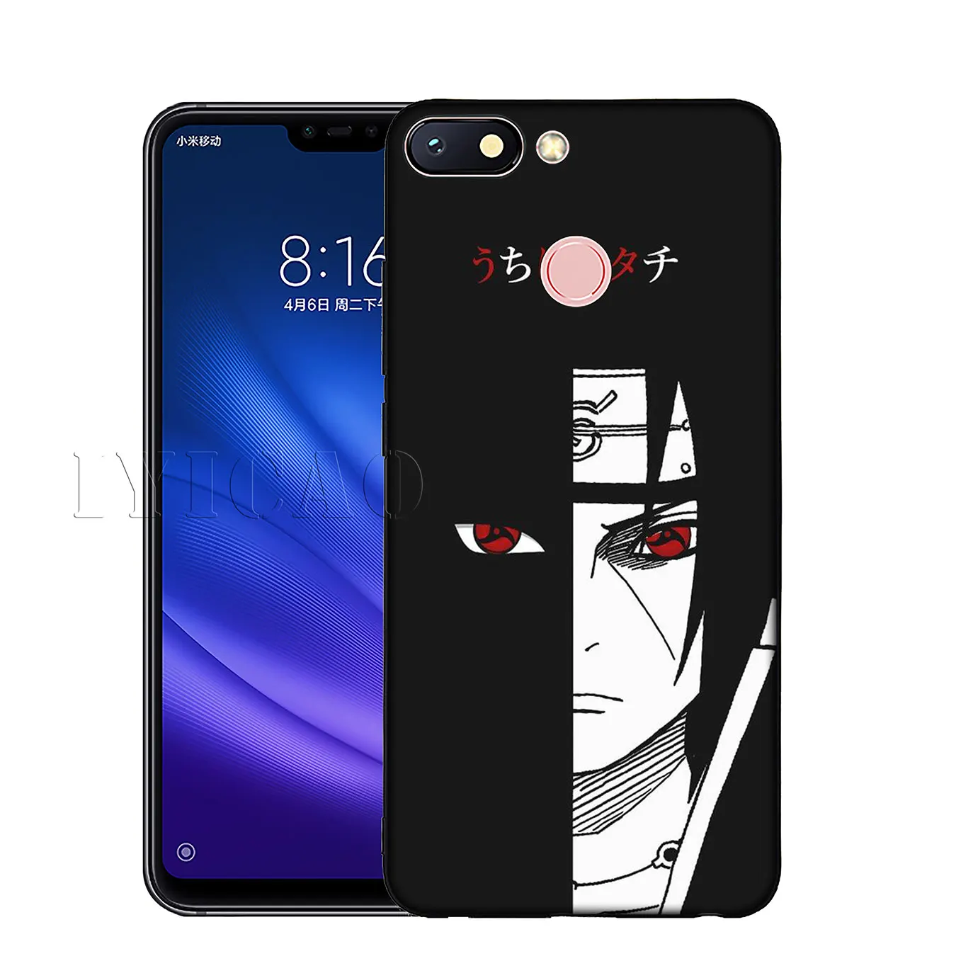 IYICAO Naruto Uchiha Itachi Sasuke Мягкий силиконовый чехол для телефона Xiaomi Mi 10 9 9T CC9 CC9E 8 SE A3 Pro A1