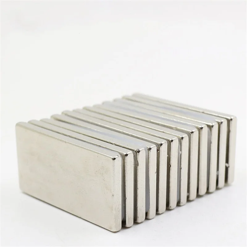 5pcs Super Strong 40x15x2mm Block Bar Magnets Rare Earth Neodymium N35 Permanent magnet 40*15*2 Square | Обустройство дома