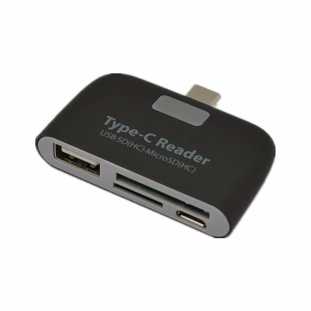 Кард-ридер Moveski T500 Type C USB 4 в 13 1 OTG концентратор адаптер Micro SD/TF флэш-карта памяти |