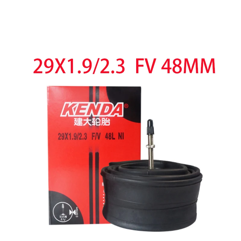 2PCS 29X1.9 2.3 AV48 2 шт., внутренняя труба для горного велосипеда MTB, шины для горного велосипеда, бутиловая резиновая велосипедная трубка, шины 24/26/27,5/29/700c, клапан Presta Schrader - Цвет: 2PCS 29X1.9 2.3 AV48