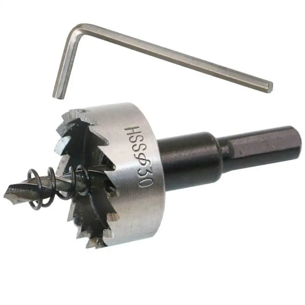 5PCS high quality 16-30mm HSS Drill Bit Carbide Tip Iron Plate Hole Saw Cutter Tool Set 16/18.5/ 20 / 25 30mm For wood Plastic |