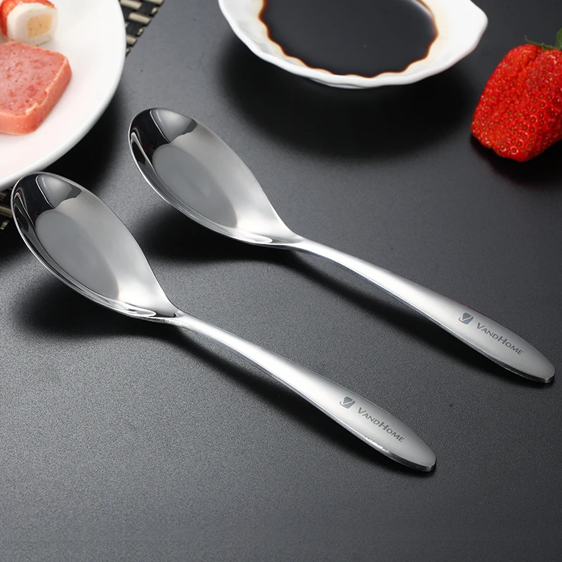 Ложка из нержавеющей стали 304 2 шт.|Столовые сервизы| |