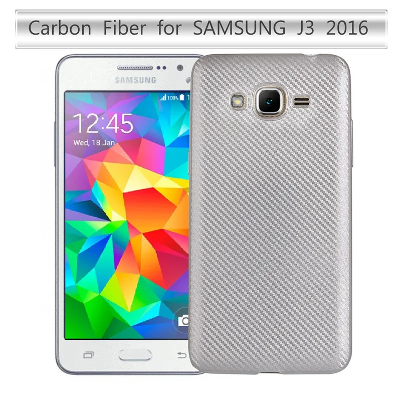 WolfRule sFor Case Samsung Galaxy J3 2016 Cover Luxury Full Protection Soft TPU For Funda J320 J300 Fundas |