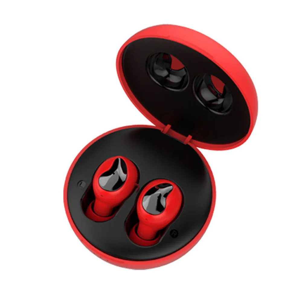 Xi9 TWS, беспроводные наушники Bluetooth 5,0, наушники-вкладыши, Hi-Fi гарнитура, музыкальные наушники для IOS, Android, Audifonos, зарядка для телефона - Цвет: Красный