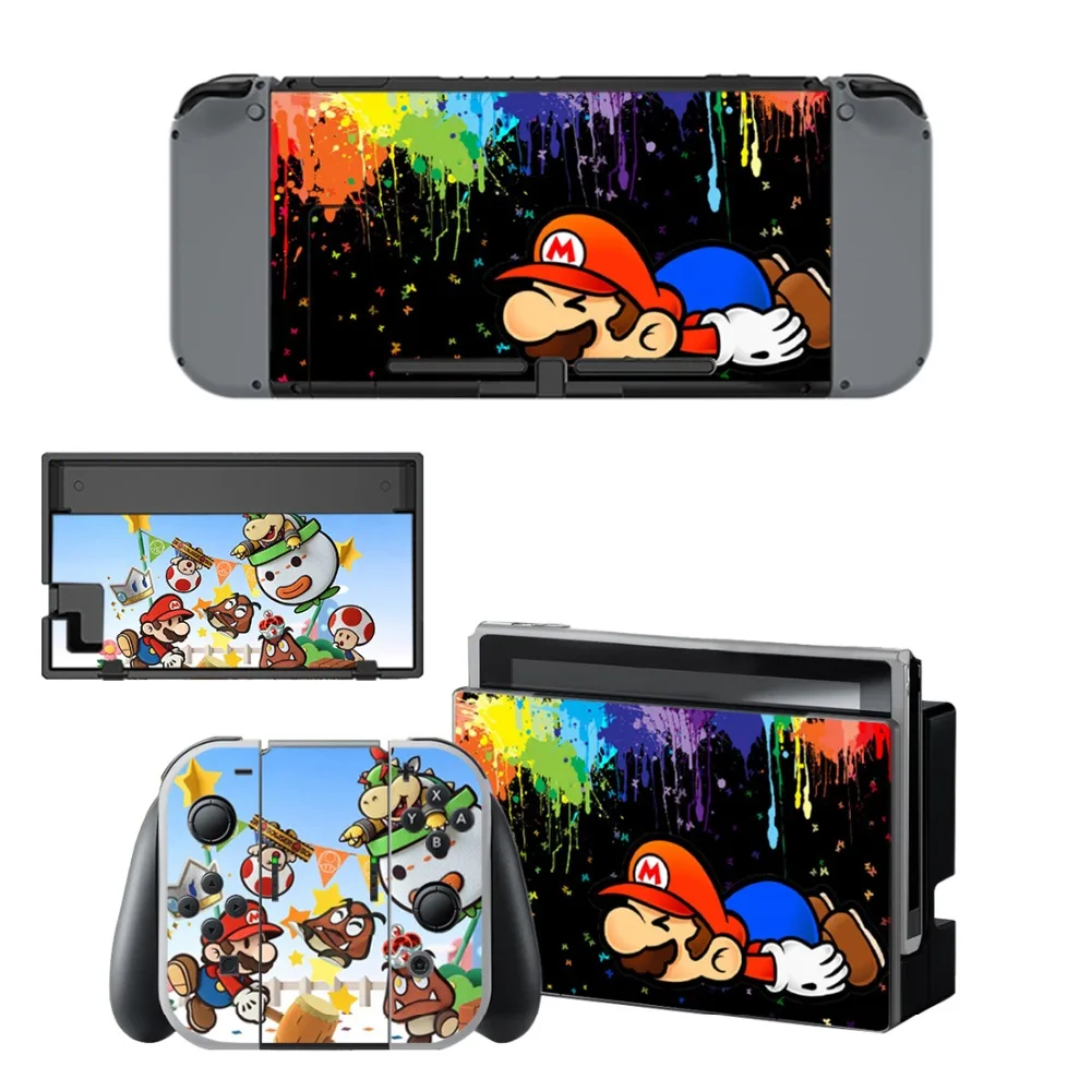 Виниловая наклейка для Nintendo switch Super Mario Switch Skin консоль NS контроллер Joy con|Наклейки| |