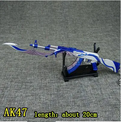 CF Cross Fire Ak47 Металлический Игрушечный Пистолет с рамкой armas brinquedos Destiny кулон не может снимать героическое оружие игры Реквизит модель A033 - Цвет: 6