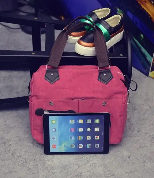 

Casual Nylon Waterproof Women High Capacity Travel Book Bags for Teenage Girls Students Pink Satchel Mochila Bolsa 2022