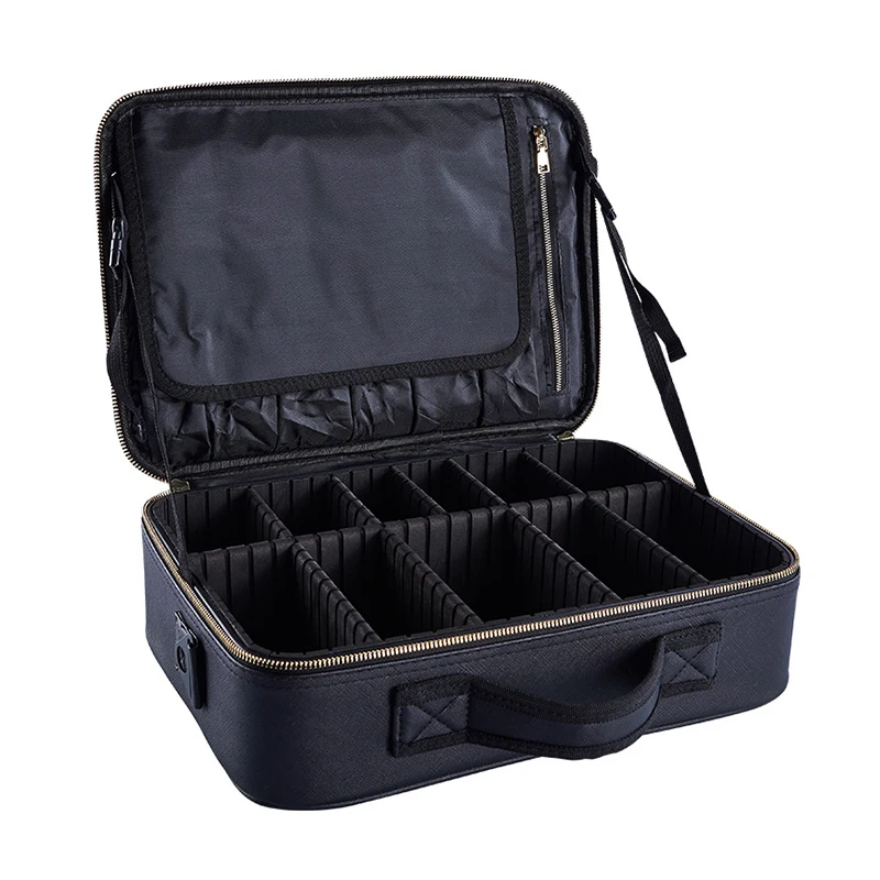 Профессиональная косметичка на молнии футляр для косметики органайзер