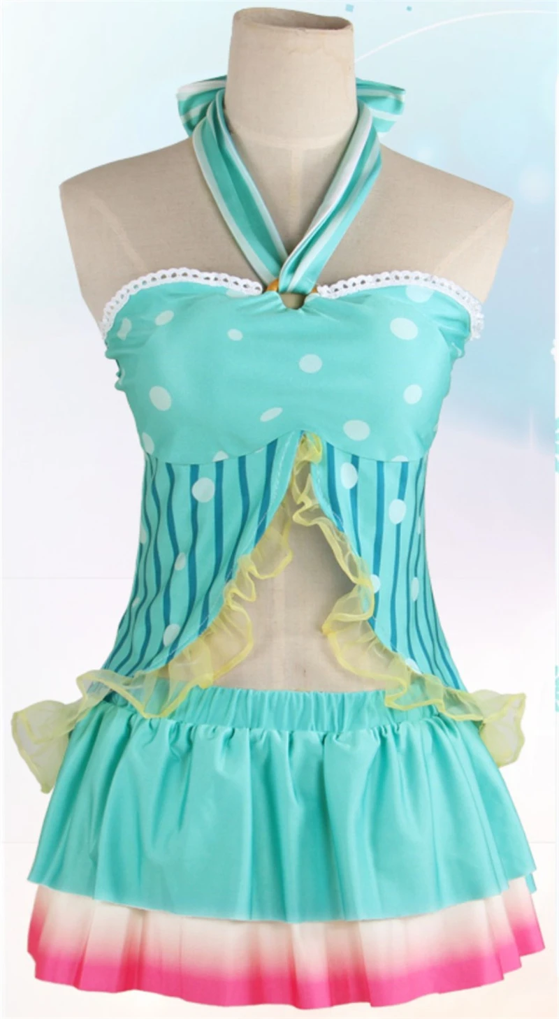 Индивидуальный костюм для косплея Love Live Minami Kotori Гавайская леди sukummizu летние