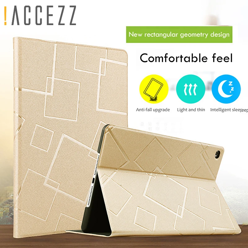 ! ACCEZZ ультра тонкий чехол для iPad 2/3/4 Air 1/2 с подставкой авто пробуждение спящий